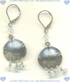 Blue topaz and Sterling silver Earrings - Click for a larger picture
