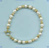 14k/Gold fill and Freshwater pearls Bracelet - Click for a larger picture