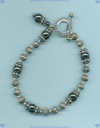 Sterling silver and hematite Bracelet - Click for a larger picture