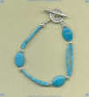 Turquoise and Sterling silver Bracelet - Click for a larger picture