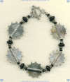 Sterling Silver and Black Onyx Bracelet - Click for a larger picture