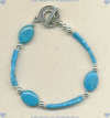 Sterling silver and Turquoise Bracelet - Click for a larger picture