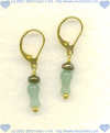 Aventurine, Vermeil (24K/SS), 14K/GF and Freshwater pearls Earrings - Click for a larger picture