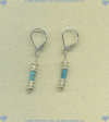 Turquoise and Sterling silver Earrings - Click for a larger picture