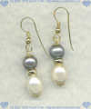 Freshwater pearls and 14K Gold fill Earrings - Click for a larger picture