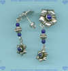 Lapis lazuli and Sterling silver Earrings - Click for a larger picture