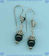 Sterling silver and Black onyx Earrings - Click for a larger picture