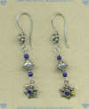 Lapis lazuli and Sterling silver Earrings - Click for a larger picture