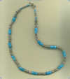 Turquoise and Sterling silver Necklace - Click for a larger picture