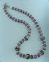 Amethyst and Sterling silver Necklace - Click for a larger picture