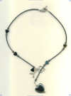 Hematite and Bali sterling silver Necklace - Click for a larger picture