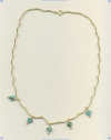 14K/Gold fill and Turquoise Necklace - Click for a larger picture