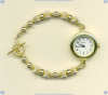 14K/Gold fill corrugated bead watch. - Click for a larger picture