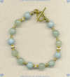 14K/Gold Fill, Jade, Adventurine and Amazonite Bracelet - Click for a larger picture